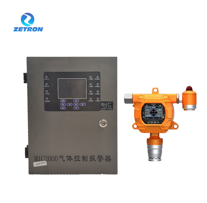 MIC2000-8 Eight Channels Gas Alarm Detection Controller With Fixed Gas Detector